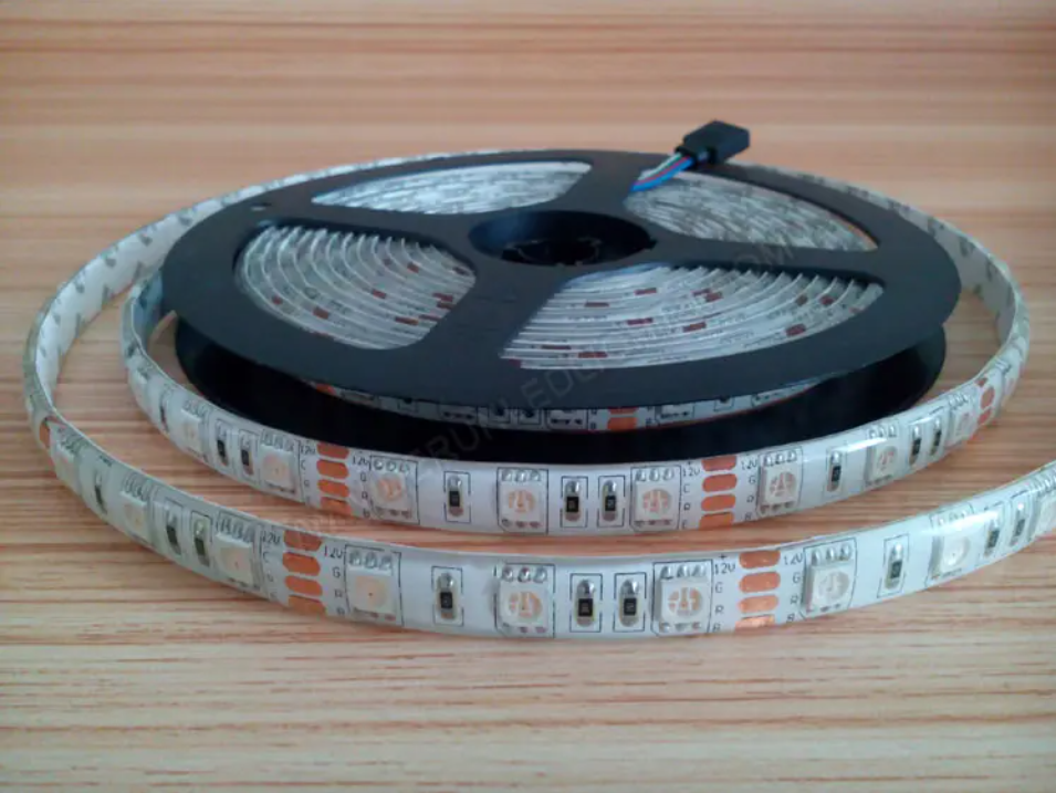 ECOLUX 72W 12V 5050 RGB LED Strip, Non-Waterproof Color Changing LED Tape Light, Flexible RGB LED Ribbon for Dynamic Lighting Effects